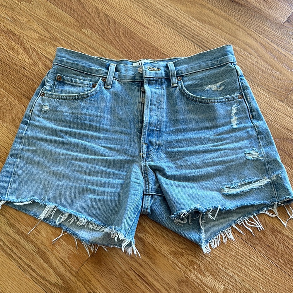 AGOLDE Parker Long shorts.